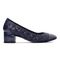 Vionc Ruby Women's Block Heel Dress Shoe - Navy - 4 right view