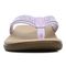 Vionic Casandra Women's Orthotic Sandal - Tide - Pastel Lilac Leather - 6 front view