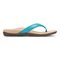 Vionic Casandra Women's Orthotic Sandal - Tide - Teal Leather SDR med