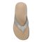 Vionic Casandra Women's Orthotic Sandal - Tide - Light Grey Leather - 3 top view