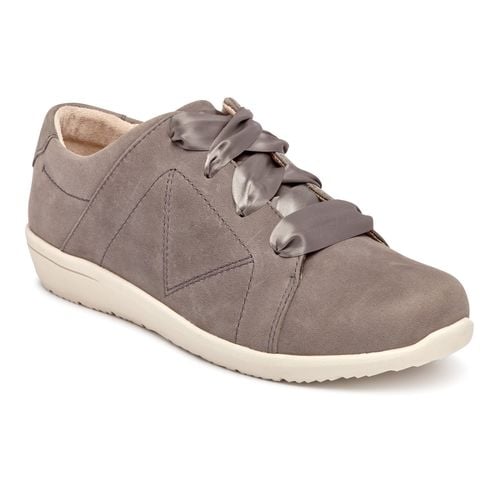 Vionic Lindsey Women's Casual Supportive Shoe - Slate Grey Nubuck - 1 profile view