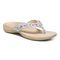 Vionic Lucia Women's Toe-post Orthotic Sandal - Light Grey - Angle main
