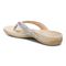 Vionic Lucia Women's Toe-post Orthotic Sandal - Light Grey - Back angle