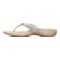 Vionic Lucia Women's Toe-post Orthotic Sandal - Light Grey - Left Side