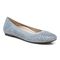 Vionic Robyn Women's Comfort Flat - Sky Leather - 1 profile view