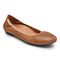 Vionic Robyn Women's Comfort Flat - Toffee Leather - 1 profile view