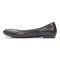 Vionic Robyn Women's Comfort Flat - Black Leather - 2 left view