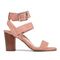 Vionic Sofia Women's Heeled Sandal - Coral Suede - 4 right view