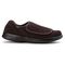 Propet Coleman Men's Hook & Loop Slippers - Chocolate - Outer Side
