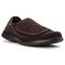 Propet Coleman Men's Hook & Loop Slippers - Chocolate - Angle