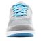 Propet Washable Walker Evolution Women's Lace Up Fashion Sneakers - Lt Grey/Lt Blue - Front
