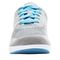 Propet Washable Walker Evolution Women's Lace Up Fashion Sneakers - Lt Grey/Lt Blue - Front