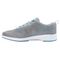 Propet Washable Walker Evolution Women's Lace Up Fashion Sneakers - Lt Grey/Lt Blue - Instep Side