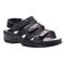 Propet Kara Women's Hook & Loop Sandals - Black - Angle