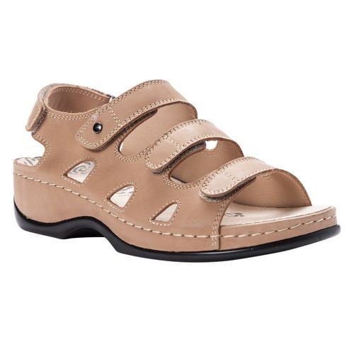 Propet Kara Women's Hook & Loop Sandals - Bisque - Angle