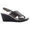 Propet Luna Women's Buckle Sandals - Silver - Outer Side