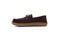 Pendleton Men's Rancho Moc Suede & Pendleton Wool Slipper - Pine Cone - Medial Side