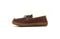 Pendleton Men's Rancho Moc Suede & Pendleton Wool Slipper - Toasted Coconut - Medial Side