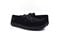 Pendleton Men's Rancho Moc Suede & Pendleton Wool Slipper - Black - Pair