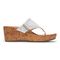 Vionic Anitra Women's Platform Sandal - White Leather - 4 right view