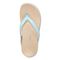 Vionic Dillon Women's Toe-Post Supportive Sandal - Porcelain Blue - Top