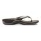 Vionic Dillon Women's Toe-Post Supportive Sandal - Black Croc - 4 right view
