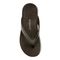 Vionic Dillon Women's Toe-Post Supportive Sandal - Black Croc - 3 top view