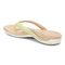 Vionic Dillon Women's Toe-Post Supportive Sandal - Pale Lime Crinkle - Back angle