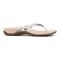 Vionic Dillon Women's Toe-Post Supportive Sandal - Silver Boa - 4 right view