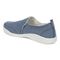 Vionic Malibu Women's Slip-on Comfort Shoe - Skyway Blue - Back angle