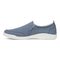 Vionic Malibu Women's Slip-on Comfort Shoe - Skyway Blue - Left Side
