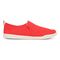 Vionic Malibu Women's Slip-on Comfort Shoe - Red Canvas - Right side
