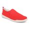 Vionic Malibu Women's Slip-on Comfort Shoe - Red Canvas - Angle main