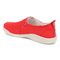 Vionic Malibu Women's Slip-on Comfort Shoe - Red Canvas - Back angle