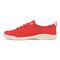 Vionic Pismo Women's Casual Supportive Sneaker - Red Canvas - Left Side