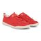Vionic Pismo Women's Casual Supportive Sneaker - Red Canvas - Pair