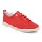 Vionic Pismo Women's Casual Supportive Sneaker - Red Canvas - Angle main