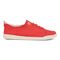 Vionic Pismo Women's Casual Supportive Sneaker - Red Canvas - Right side