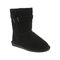 Bearpaw Val Kid's Leather Boots - 1960Y  011 - Black - Profile View