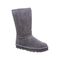 Bearpaw Elle Tall Kid's Leather Boots - 1963Y  030 - Charcoal - Profile View