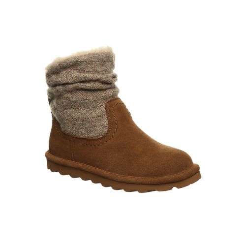Bearpaw Virginia Women's Knitted Textile Boots - 2133W  220 - Hickory - Profile View