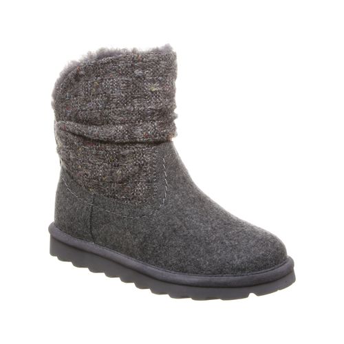 Bearpaw Virginia Women's Knitted Textile Boots - 2133W  055 - Gray - Profile View