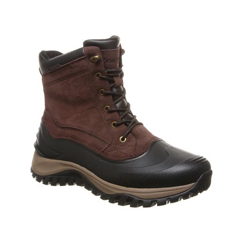 Bearpaw Teton Men's Leather Hikers - 2196M  205 - Chocolate - Profile View