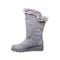 Bearpaw Genevieve Women's Leather Boots - 2305W  051 - Gray Fog - Side View