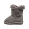 Bearpaw Betsey Toddler Toddler Suede Boots - 2361T  051 - Gray Fog - Side View