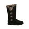 Bearpaw Emery Women's Leather Boots - 2502W  045 - Aged Black - Side View