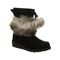 Bearpaw Arden Women's Leather Boots - 2535W  011 - Black - Profile View