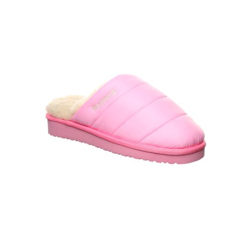 Bearpaw Puffy Slipper Women's Knitted Textile Slipper - 2581W  652 - Pink - Profile View
