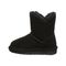Bearpaw Rosaline Toddler Toddler Leather Boots - 2588T  011 - Black - Side View