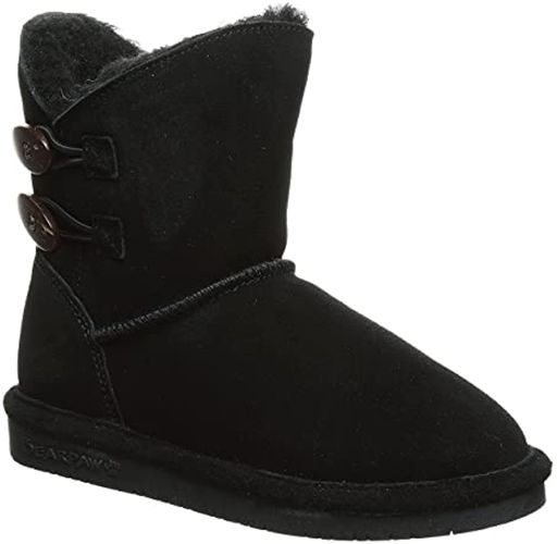 Bearpaw Rosaline Kid's Leather Boots - 2588Y - Black